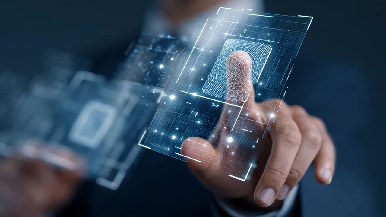 Modern fingerprint scanning technology aids in secure identification