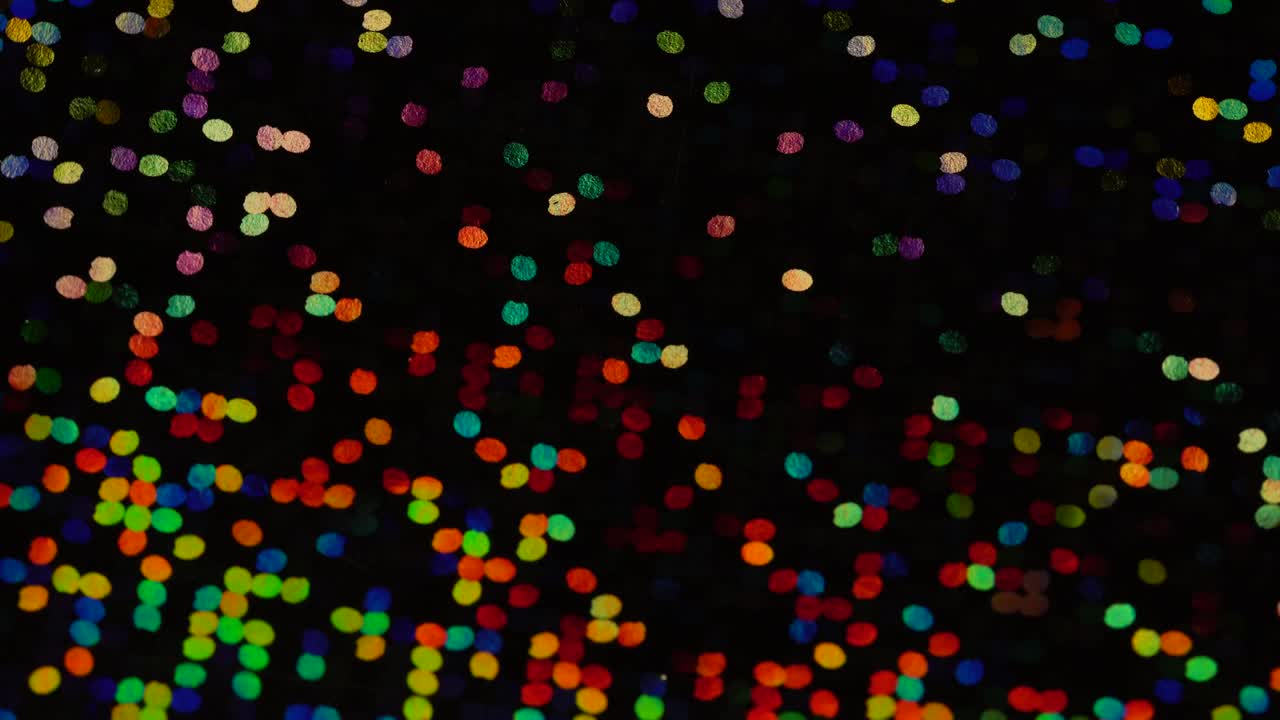 Particelle digitali olografiche astratte dai colori dell'arcobaleno