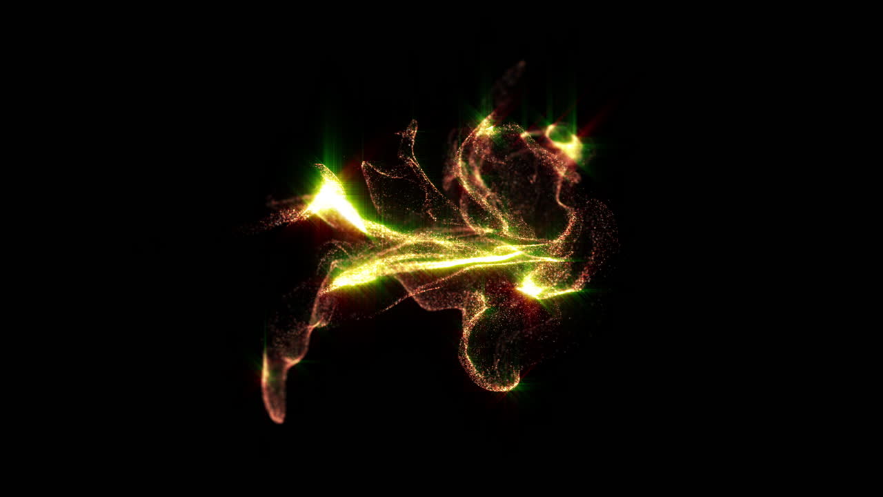 Christmas Bright Glow Particles Intro Element