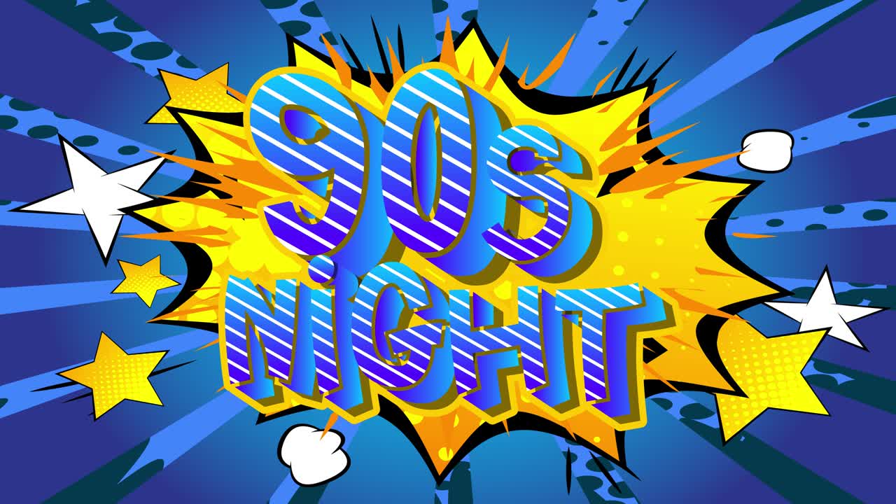 la noche de los noventa. palabras de cómics.