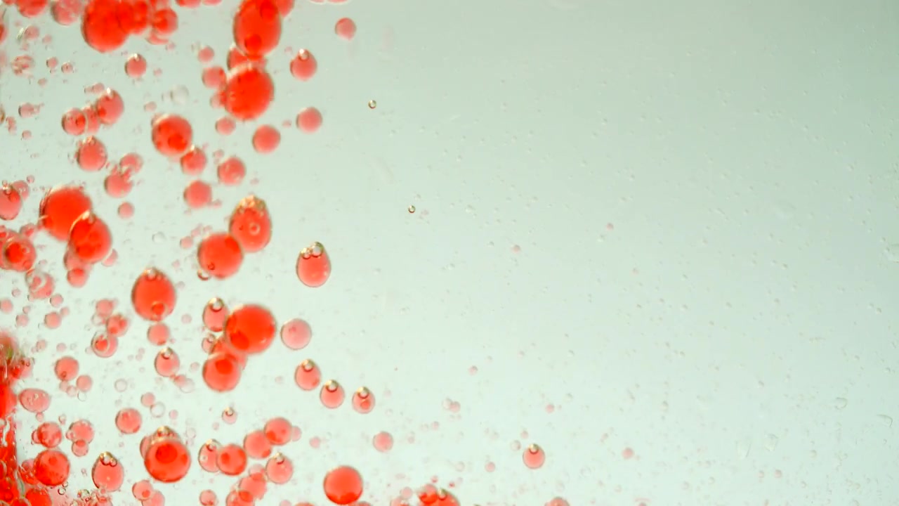 Background from bubbles. Motion of bubbles.