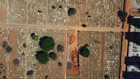 brasilia cemetery with thousands of tombs, including an exclusive area opened to victims of the new coronavirus