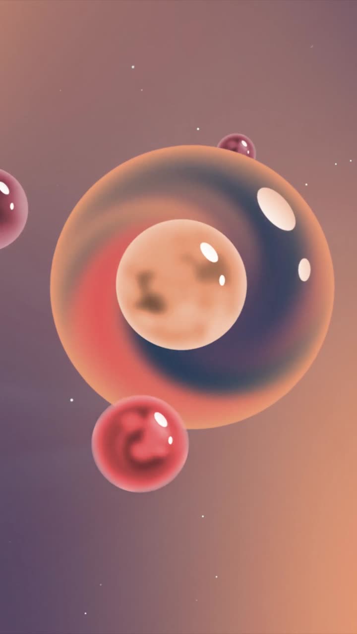 Illustrazione di bolle astratte