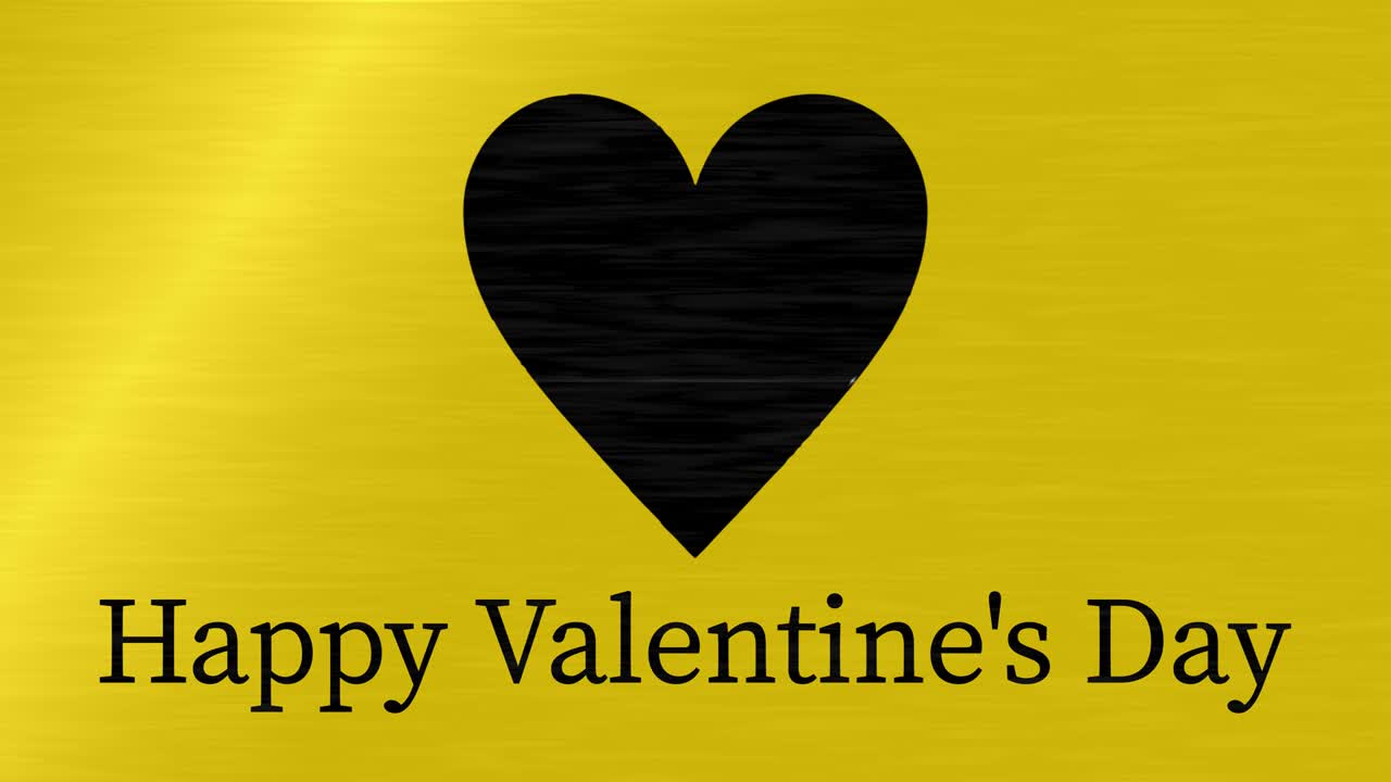 mensaje de valentín texto animación gráficos de movimiento