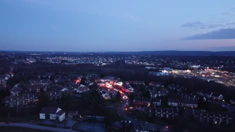 flying-over-a-condominium-house-fire