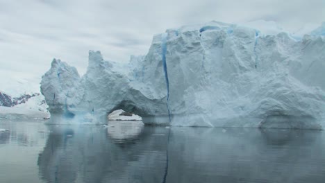 iceberg floating in the sea