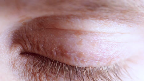 mujer, ojo y macro de la visión