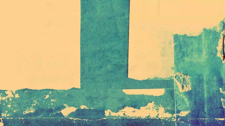 Old colorful grungy posters