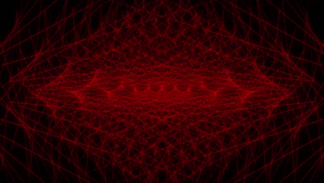 patrón de forma de punto rojo animación gráficos de movimiento
