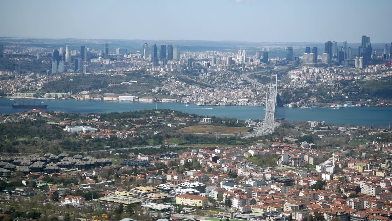 el paisaje urbano de estambul desde arriba