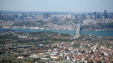 istanbul cityscape from above