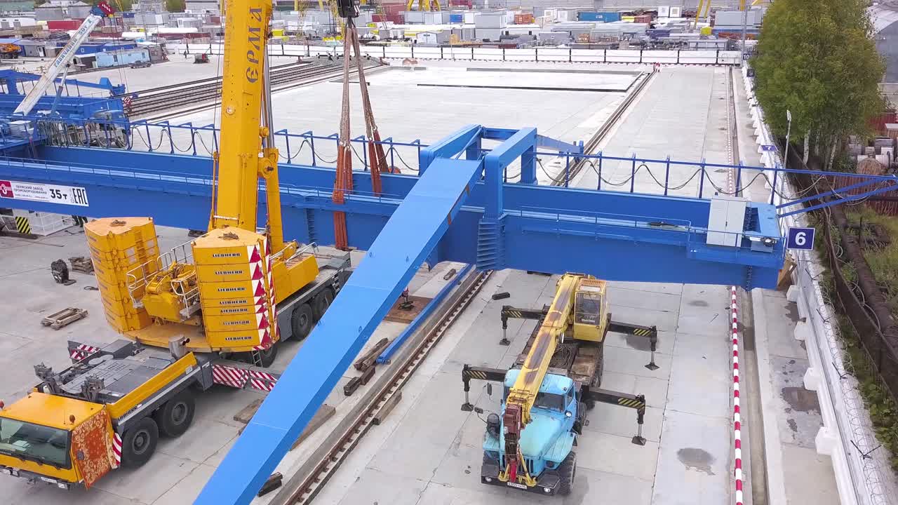 산업용 크레인 운영