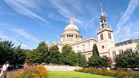 people walking near st. paul's cathedral