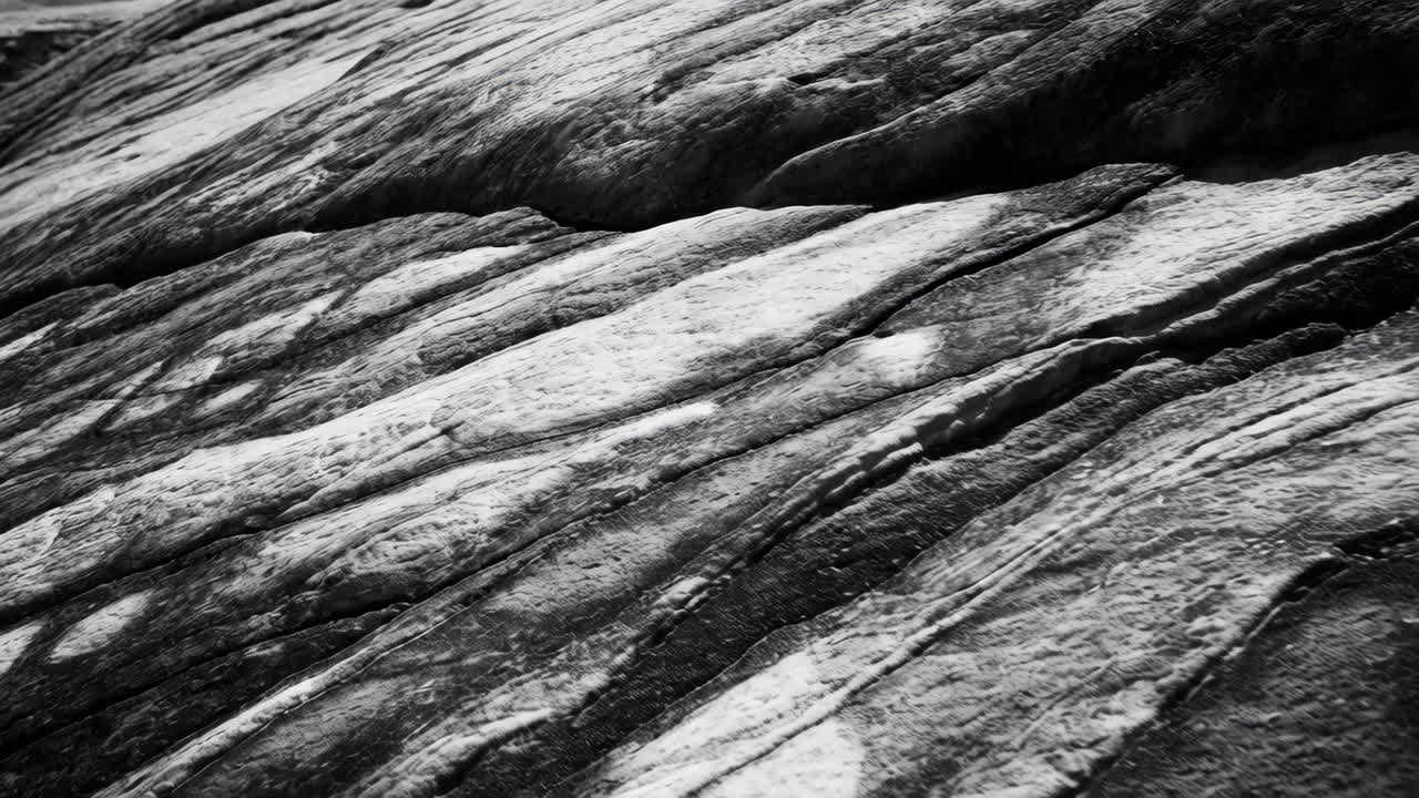 Abstract Black and White Rock Texture