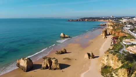 beach in a sunny winter day