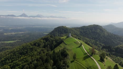 Circular-aerial-pan-around-The-Church-of-St