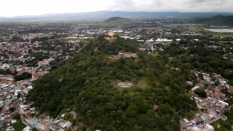 Rückansicht-Der-Kirche-Und-Atlixco-In-Mexiko