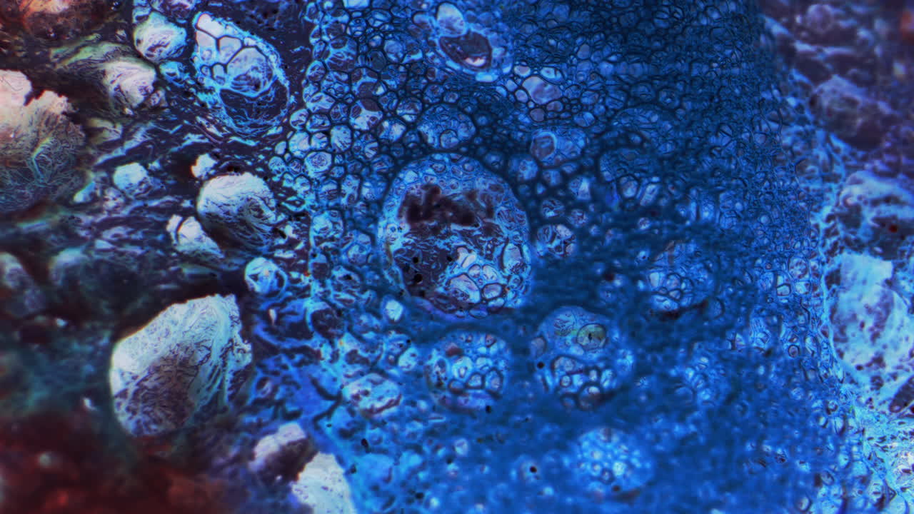 arte abstracto de resina