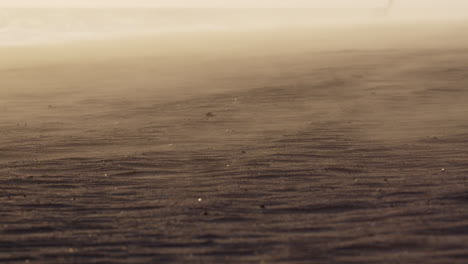 sandstorm on the beach