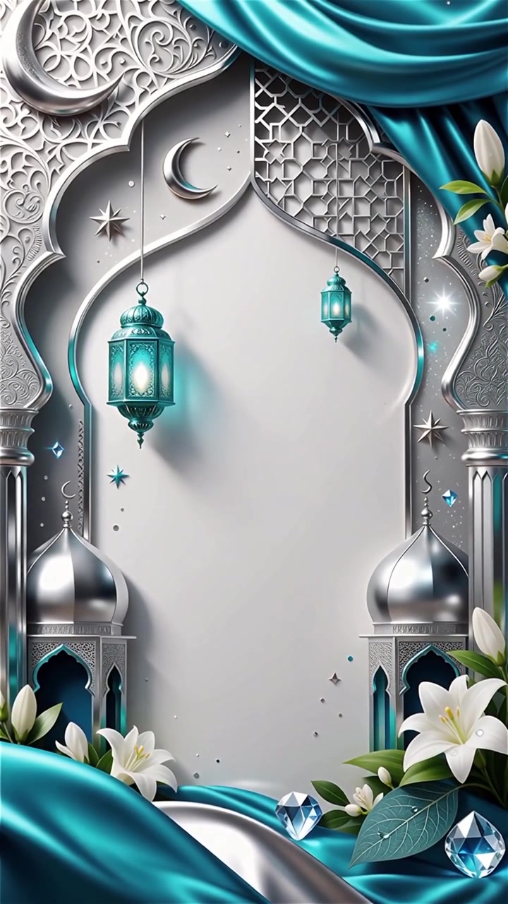 Compleanno del Profeta Maometto Mawlid al-Nabi Sfondo Islamico