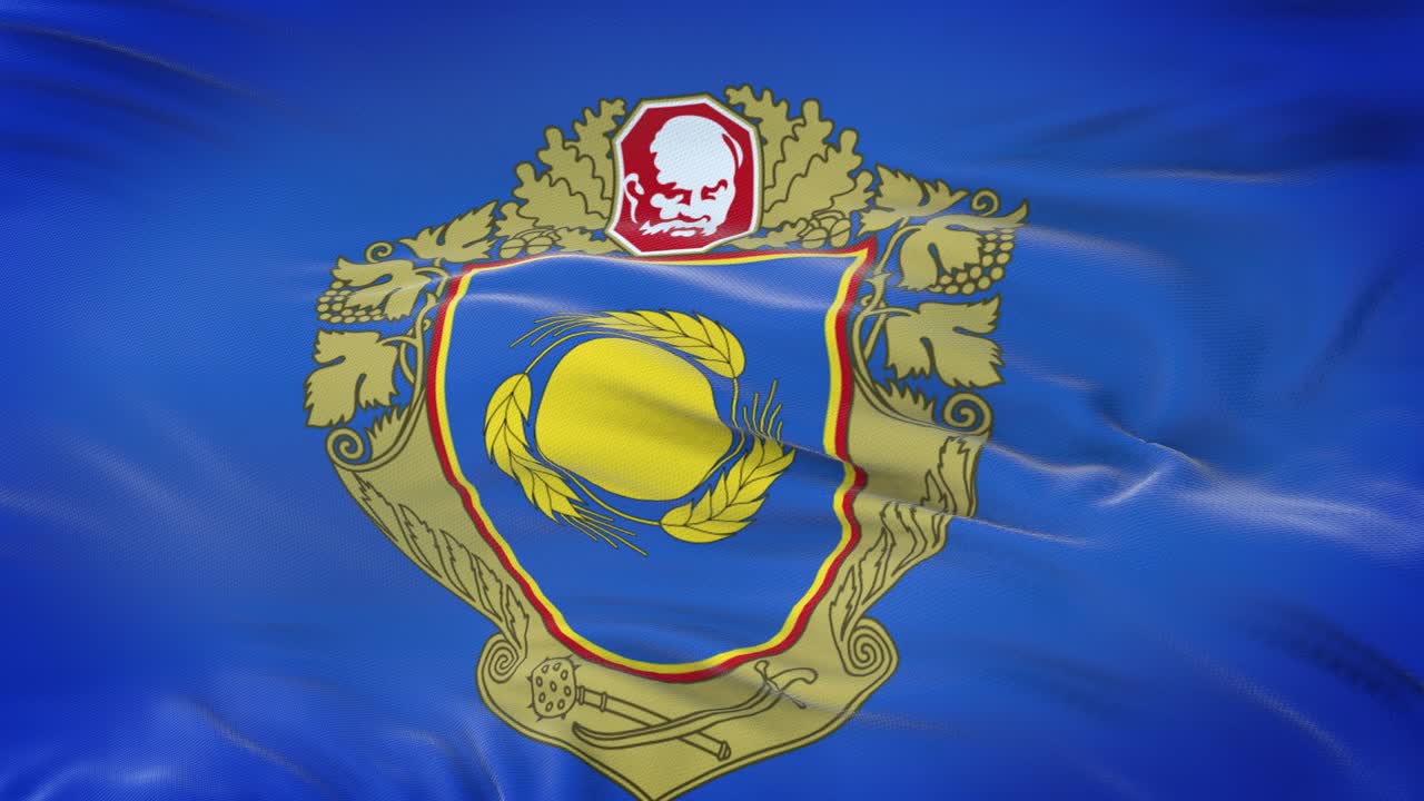 체르카시 오블라스트 (우크라이나) 의 발이 바람에 흔들리고 있으며 매우 상세한 직물 질감입니다.