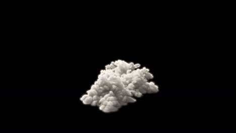 white smoke cloud