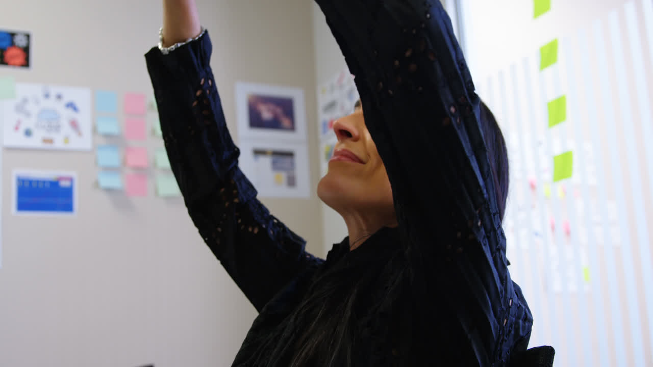 ejecutivo de negocios relajándose en la oficina 4k