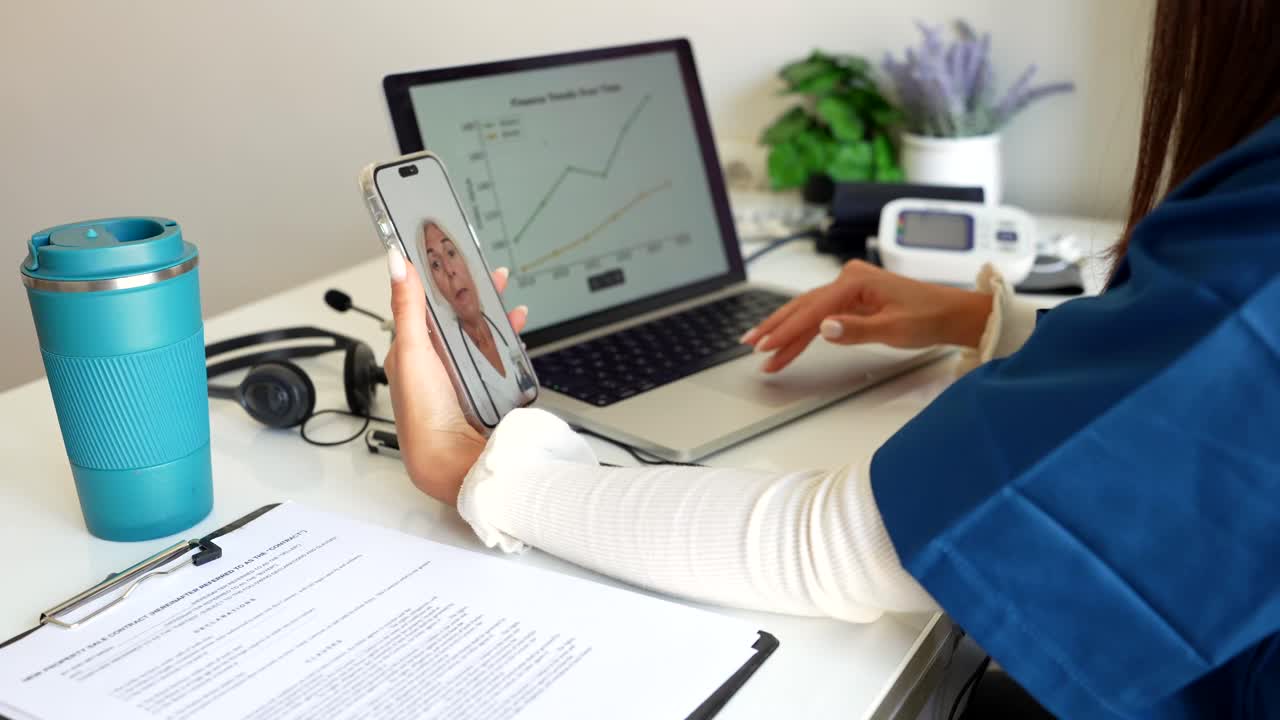 Telemedicine Consultation in Progress