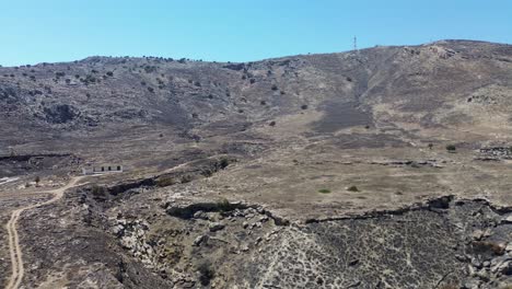 rodas daños por incendios forestales después de que la brigada de bomberos se fue de grecia, rodas se quemó en lindos, arcángeles, masari, agathi, malonas, lardos, kalathos, asklepieion