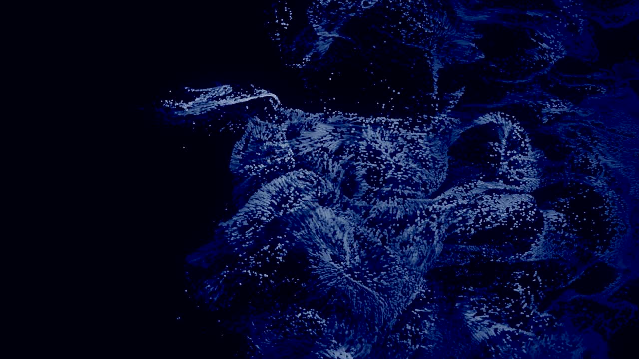 Particelle 4K esplodono organicamente attraverso l'inquadratura.