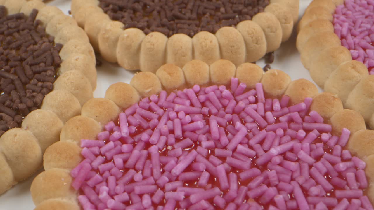 Jam Cookies with Chocolate Chips