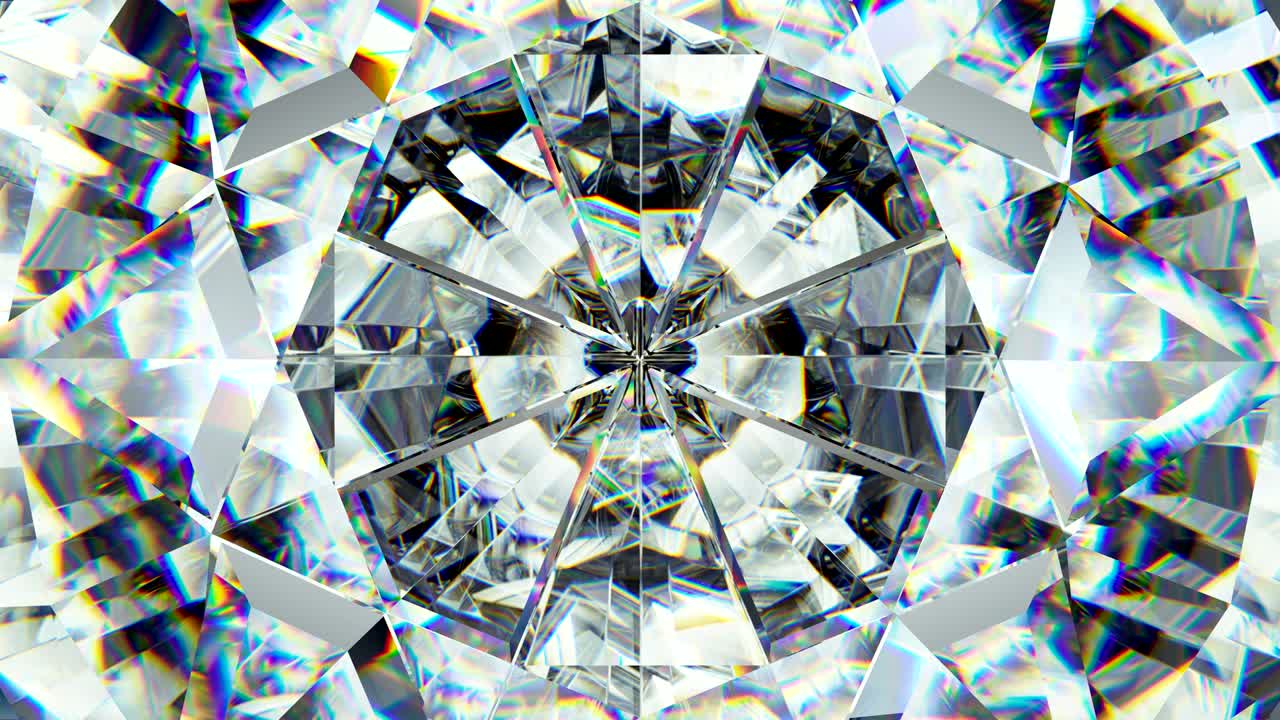 반이는 보석 매크로 회전 무결 루프 칼레도스코프