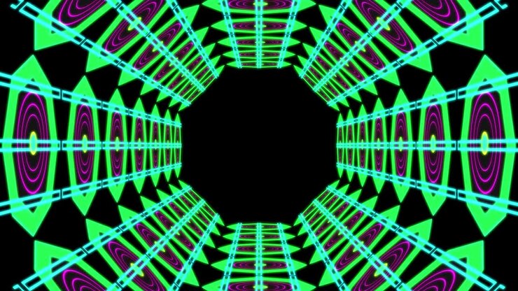 Cyber tunnel progress animation motion graphics