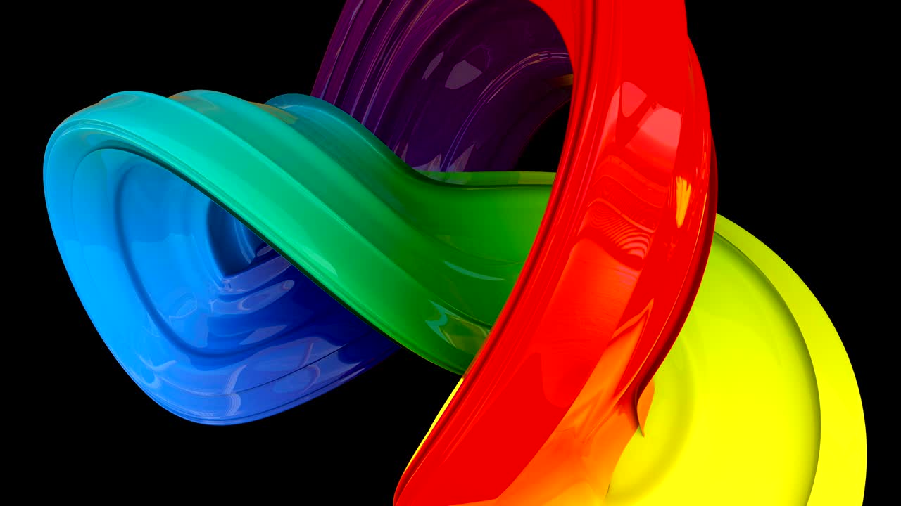 부드러운 추상 캔디와 3d 렌더링 추상적 인 배경