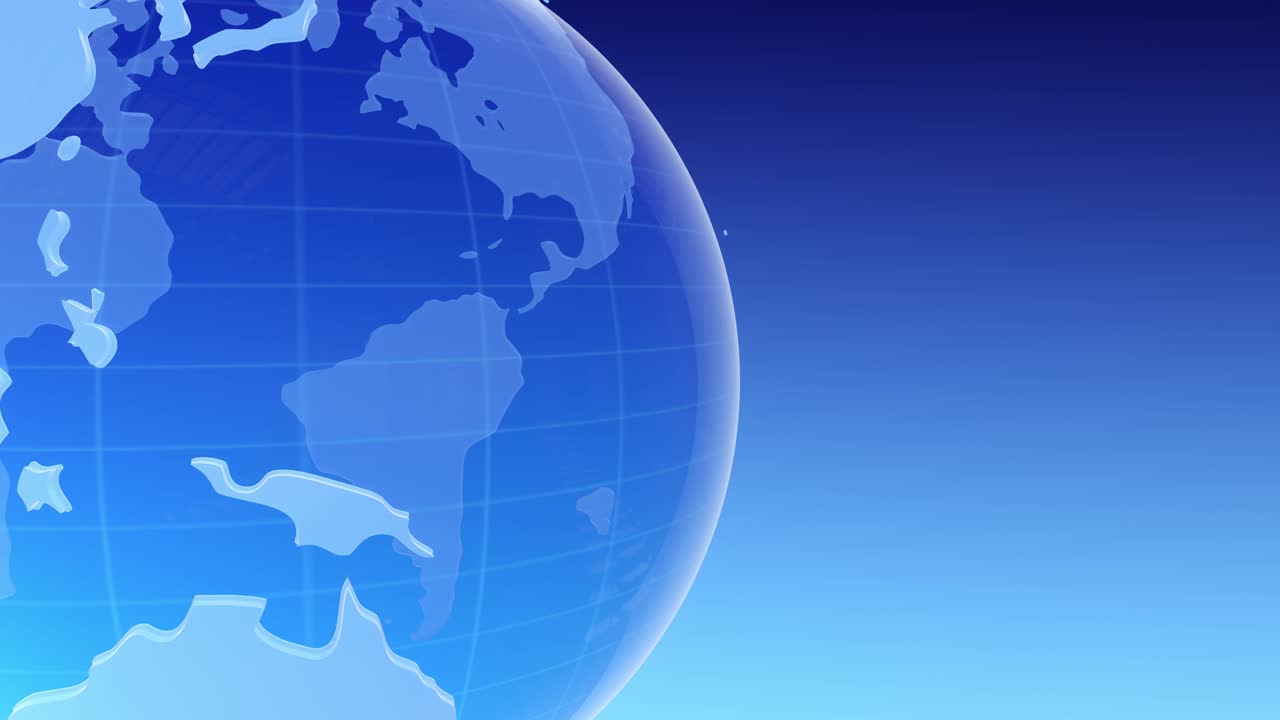 3d 세계 뉴스 배경 루프