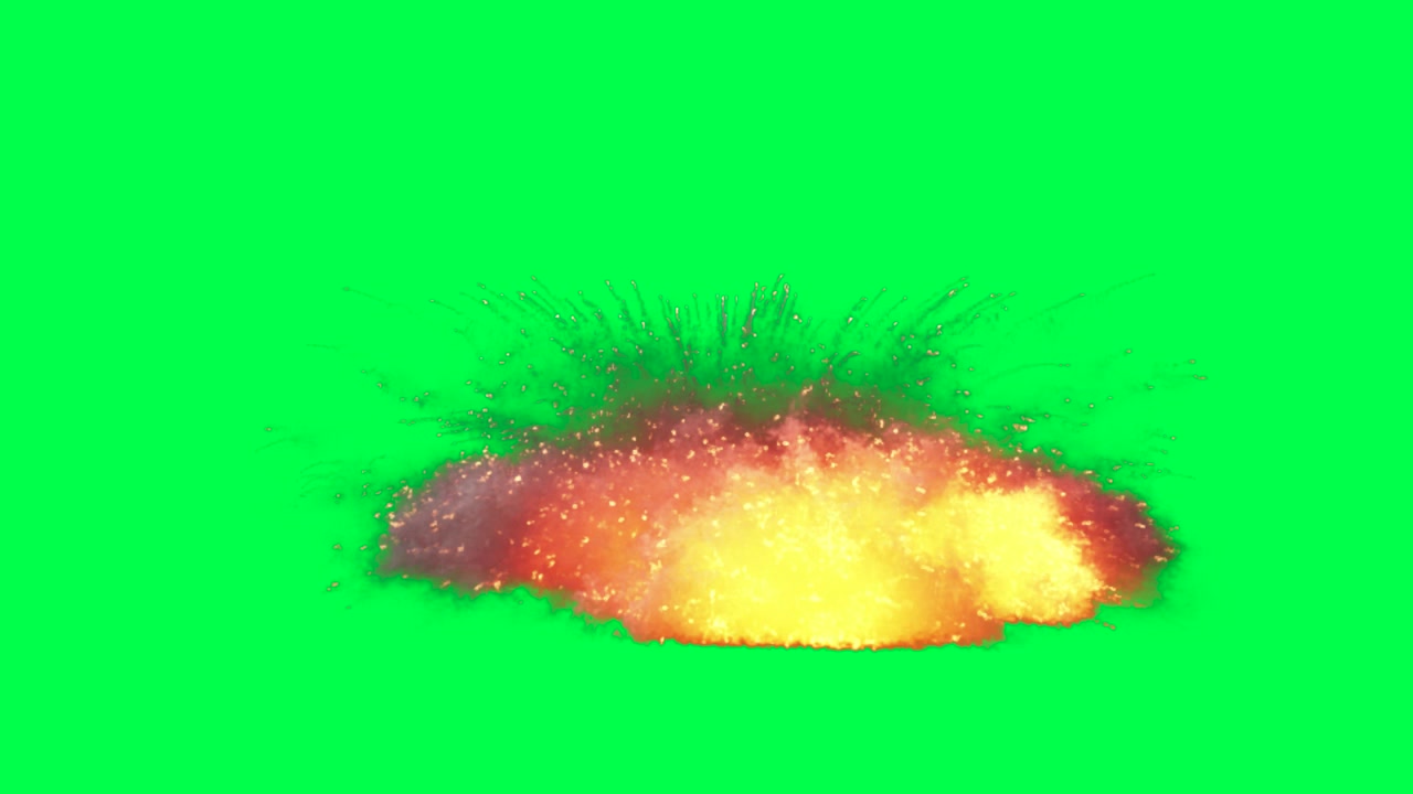Explosion VFX Green Screen
