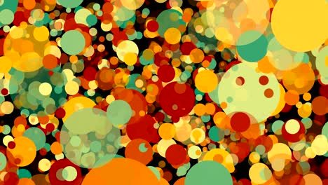 abstract colorful circles background