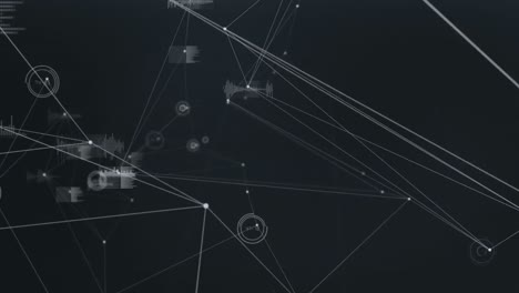 animación de las estadísticas y las redes de conexiones