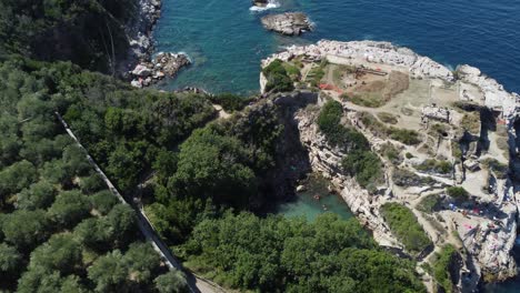 Flying-over-the-most-beautiful-beach-in-Sorrento