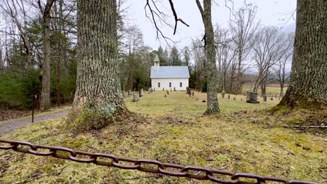 Cades-Cove-Primitive-Baptistenkirche-In-Zeitlupe