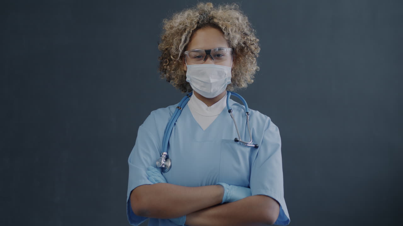Retrato de médica feminina