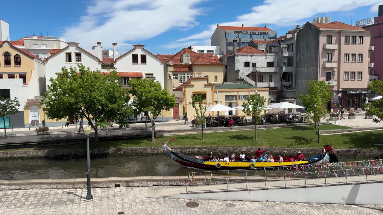 Boat tour on the canals of Aveiro, Portugal