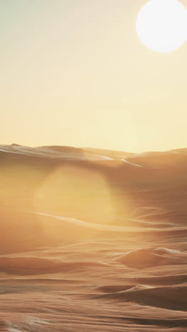 sunset over a desert landscape