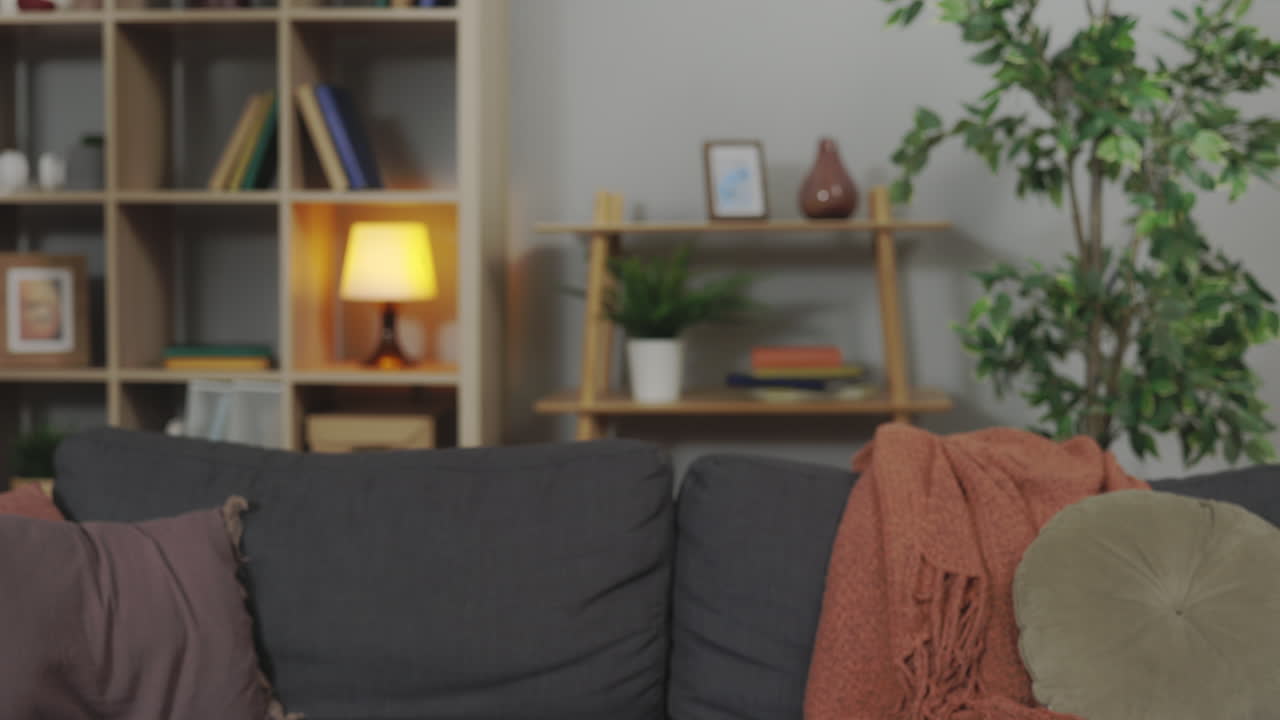 Woman reacting to food smells