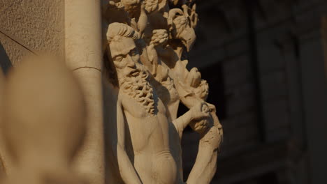 ornate stone carving detail