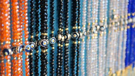 colorful evil eye bead necklaces