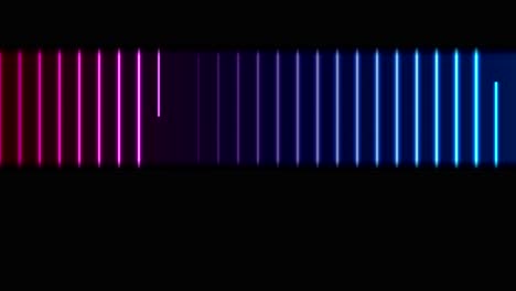 líneas de láser de neón ultravioleta azul animación de video