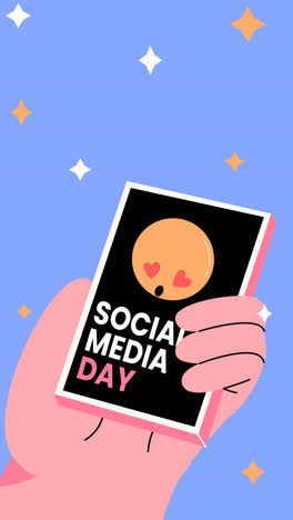 Motion-Graphic-of-Flat-social-media-day-illustration