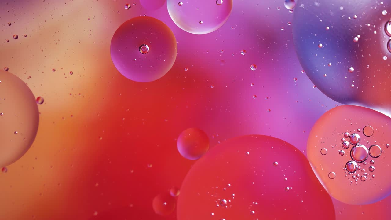 Motion Drops. Beautiful Bright Background. Fluid Art