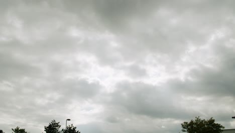 storm clouds blowing into the city